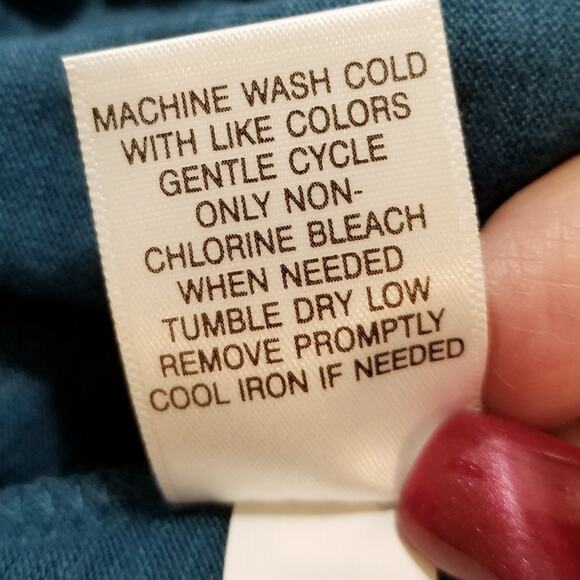 Simply Vera Vera Wang Open Front Teal Cardigan Draped Front Lightweight Size XL - Picture 7 of 7